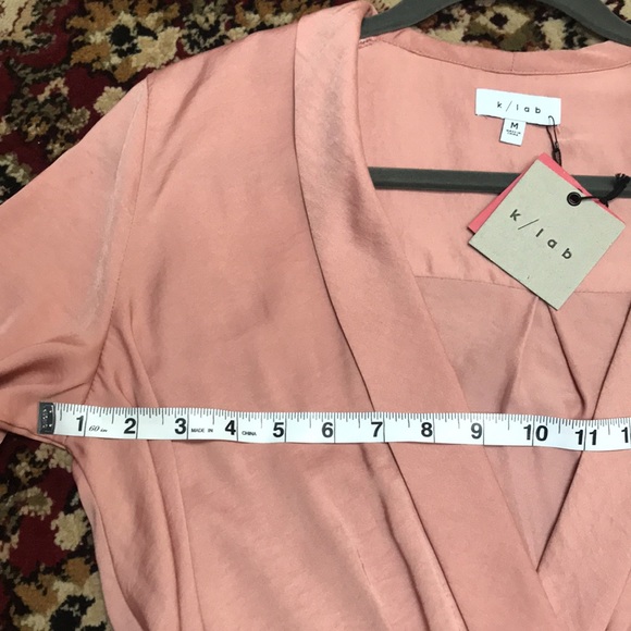 🔥K/Lab Blouson Bodysuit Flarred Sleeve - Picture 8 of 9